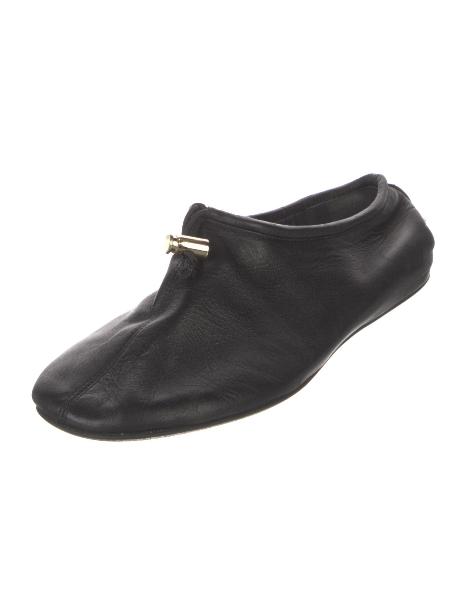 Khaite Leather Mules