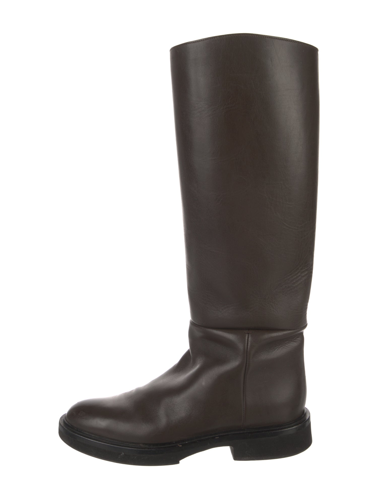 Khaite Leather Riding Boots