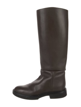 Khaite Leather Riding Boots