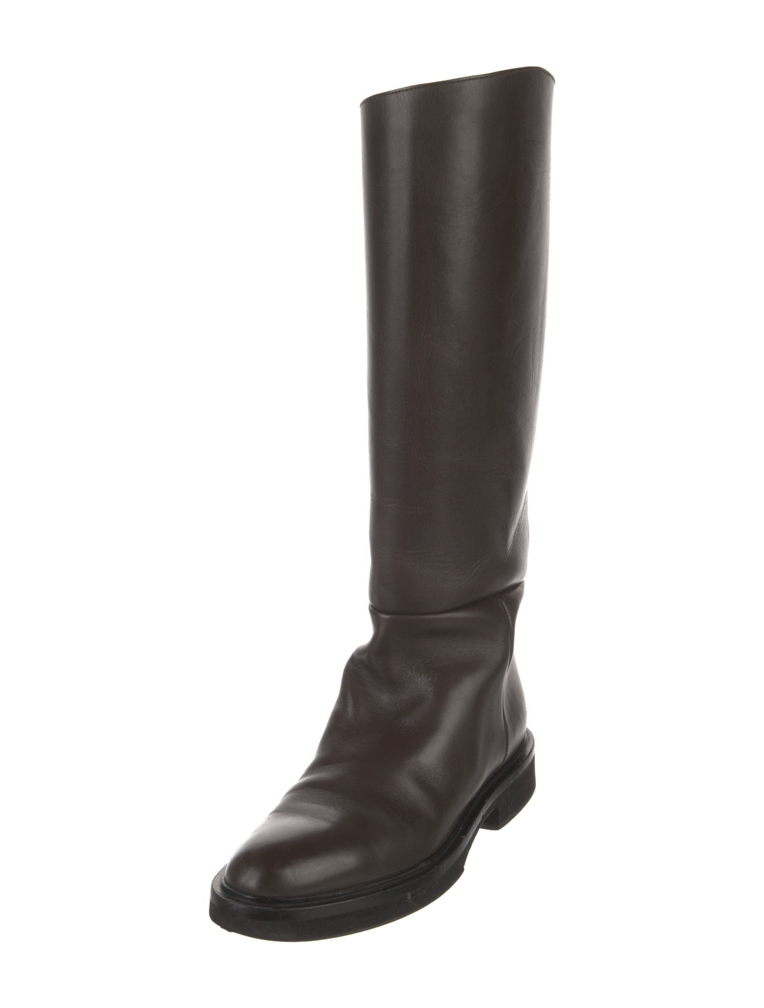 Khaite Leather Riding Boots