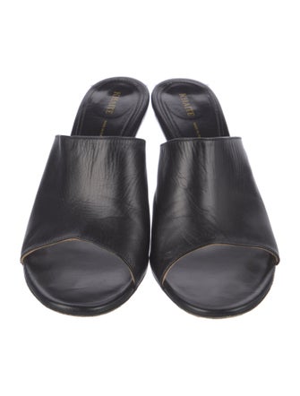 Khaite Leather Slides