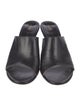 Khaite Leather Slides