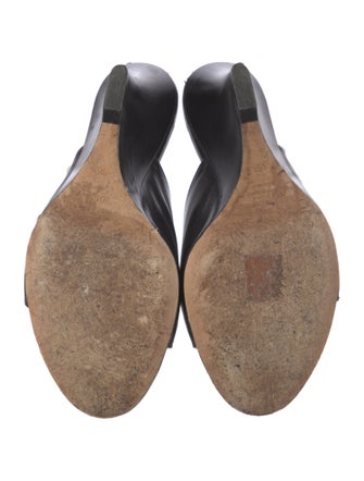 Khaite Leather Slides