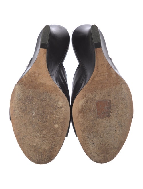 Khaite Leather Slides