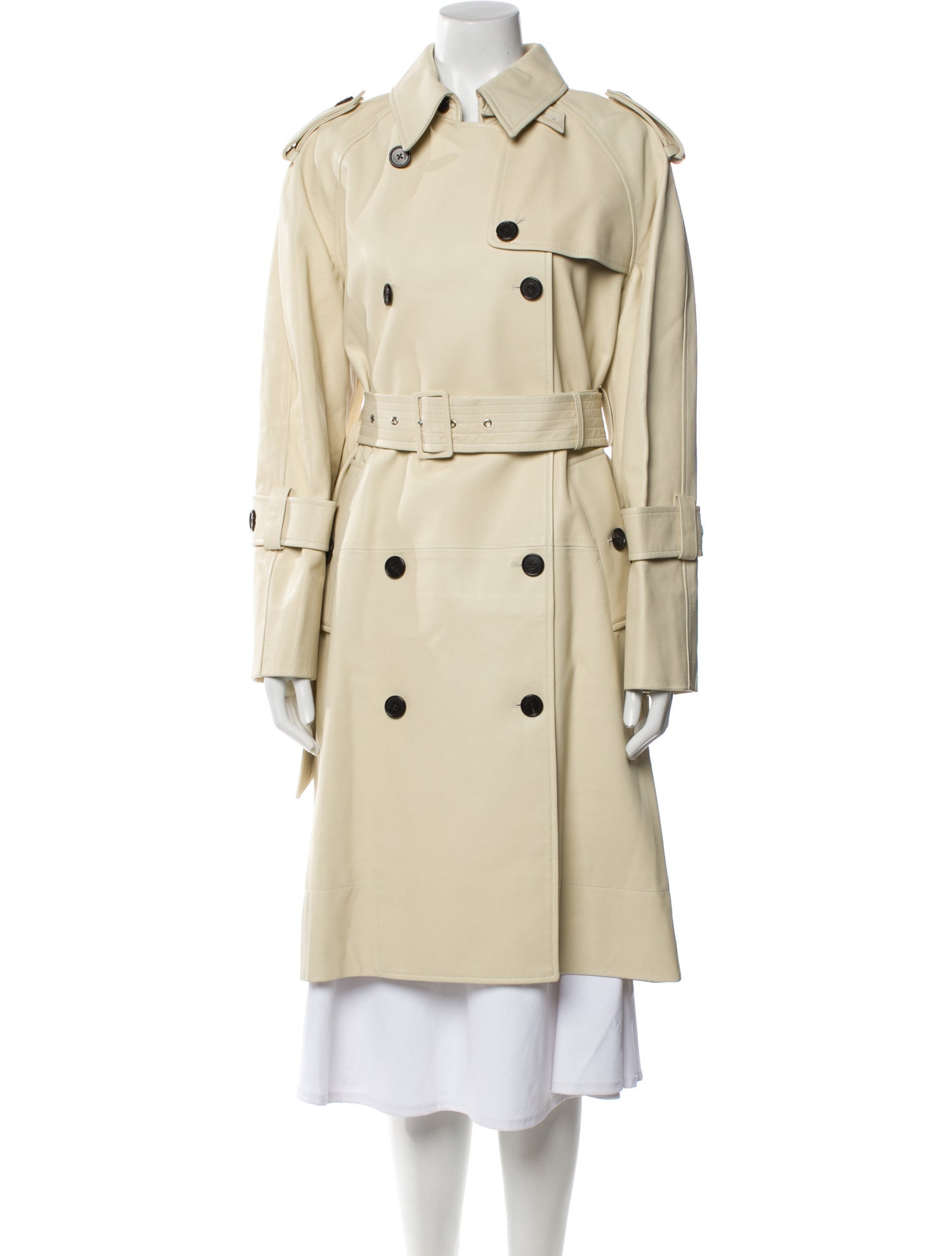 Khaite Leather Trench Coat w/ Tags