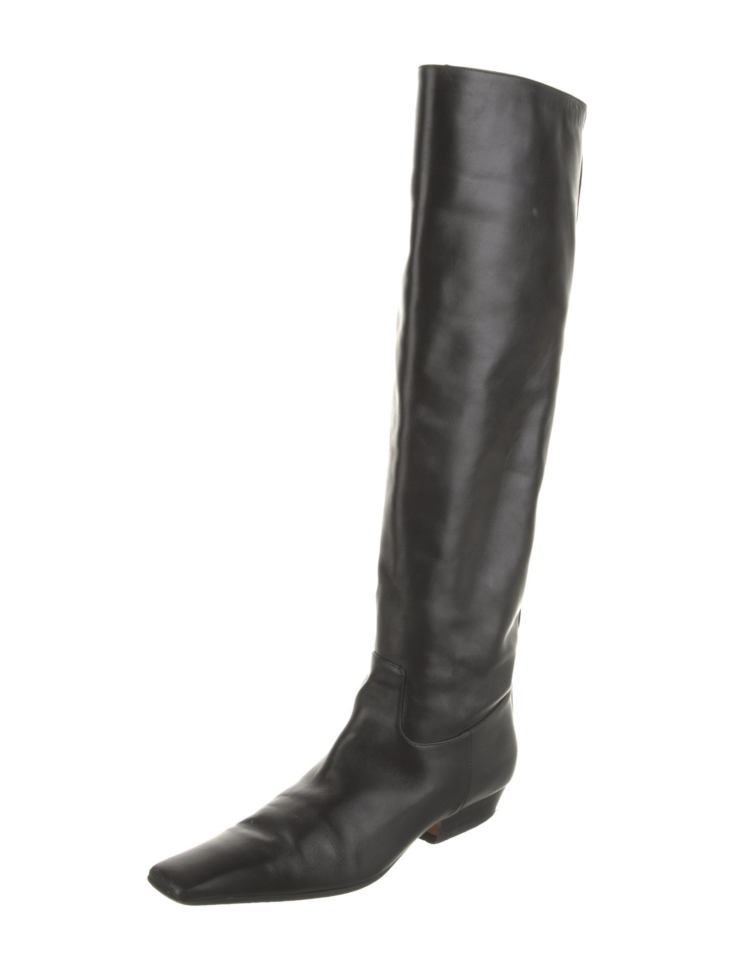 Khaite Leather Riding Boots