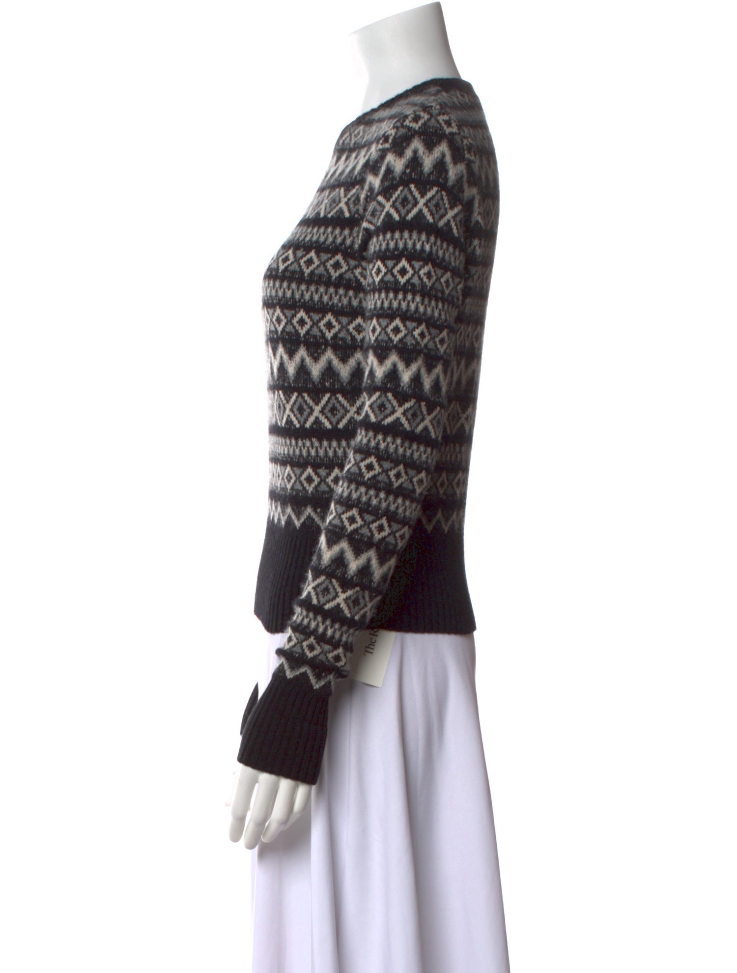 Khaite Cashmere Printed Sweater