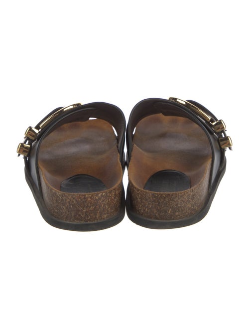 Khaite Leather Slides