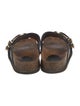 Khaite Leather Slides