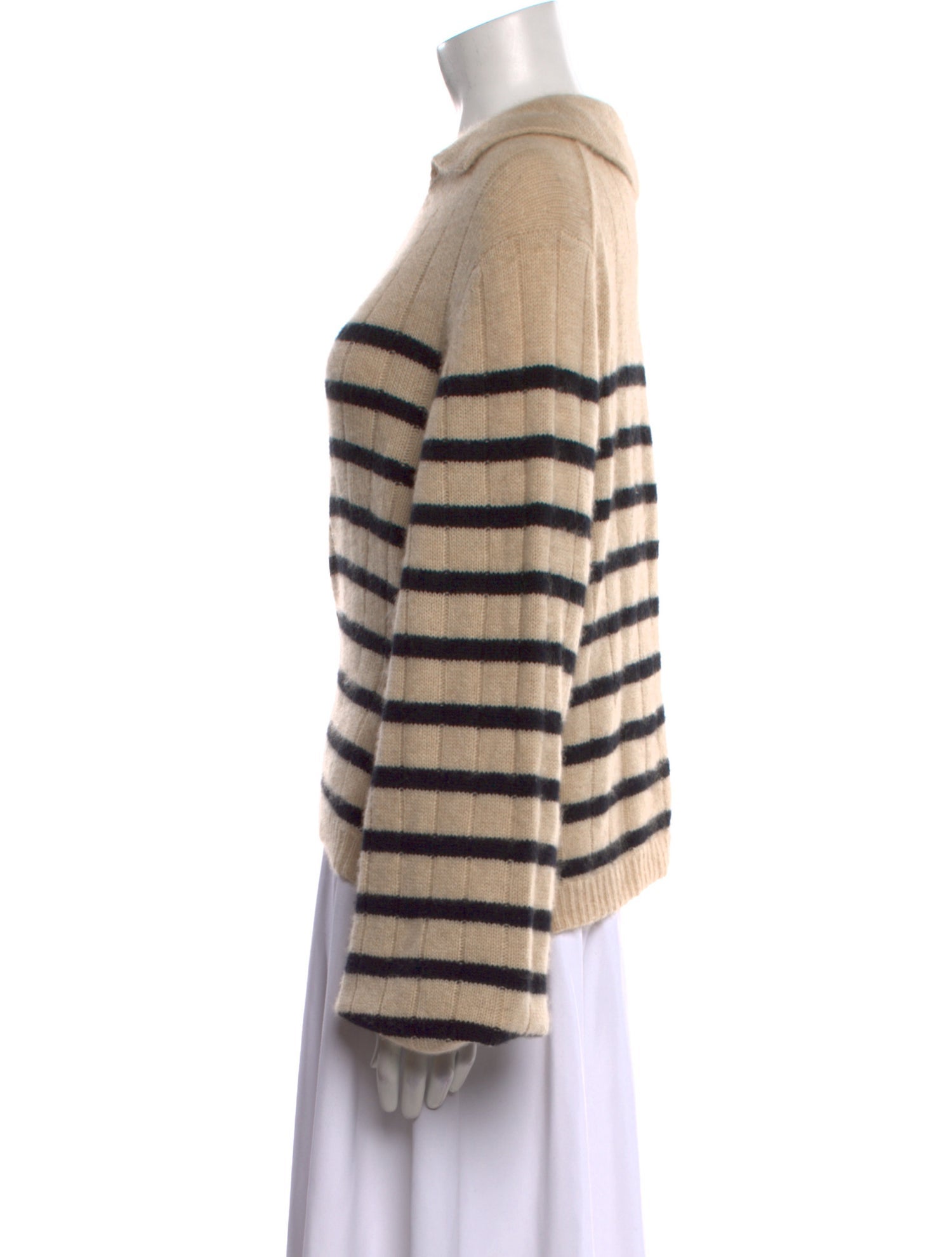 Khaite Cashmere Striped Sweater