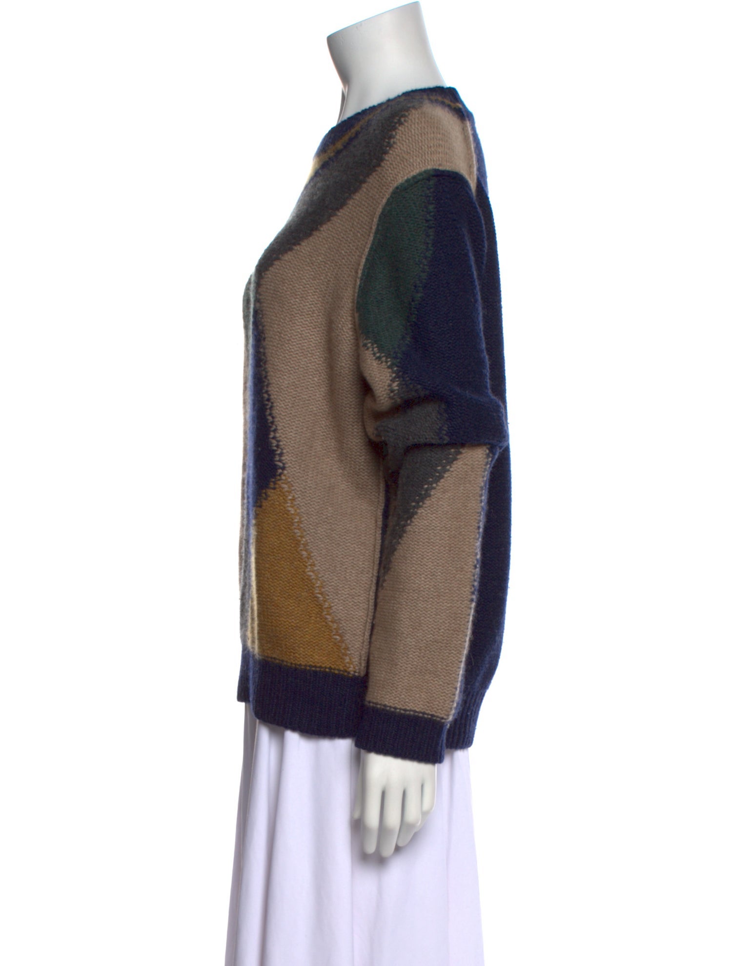 Khaite Cashmere Printed Sweater