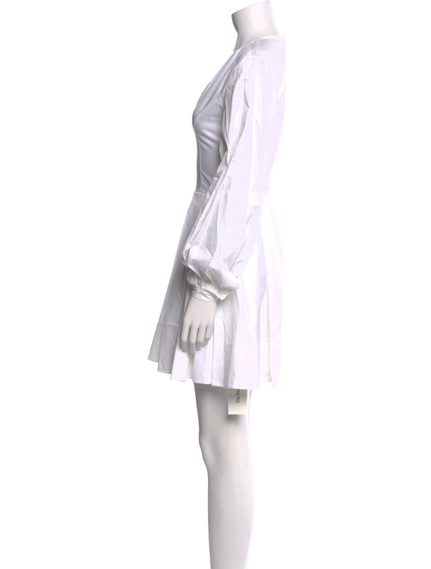 Khaite V-Neck Mini Dress