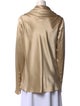 Khaite Silk Cowl Neck Blouse