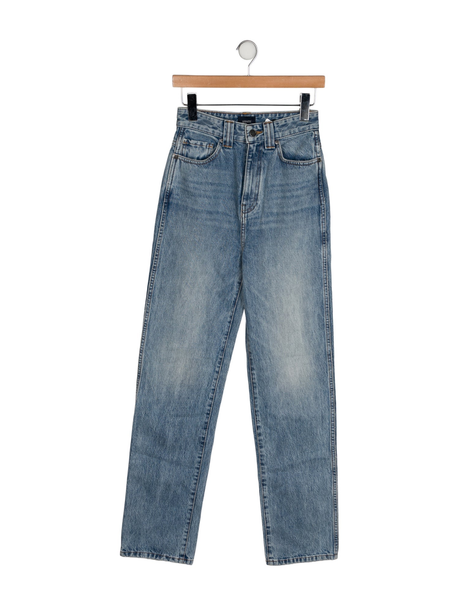 Khaite High-Rise Straight Leg Jeans w/ Tags