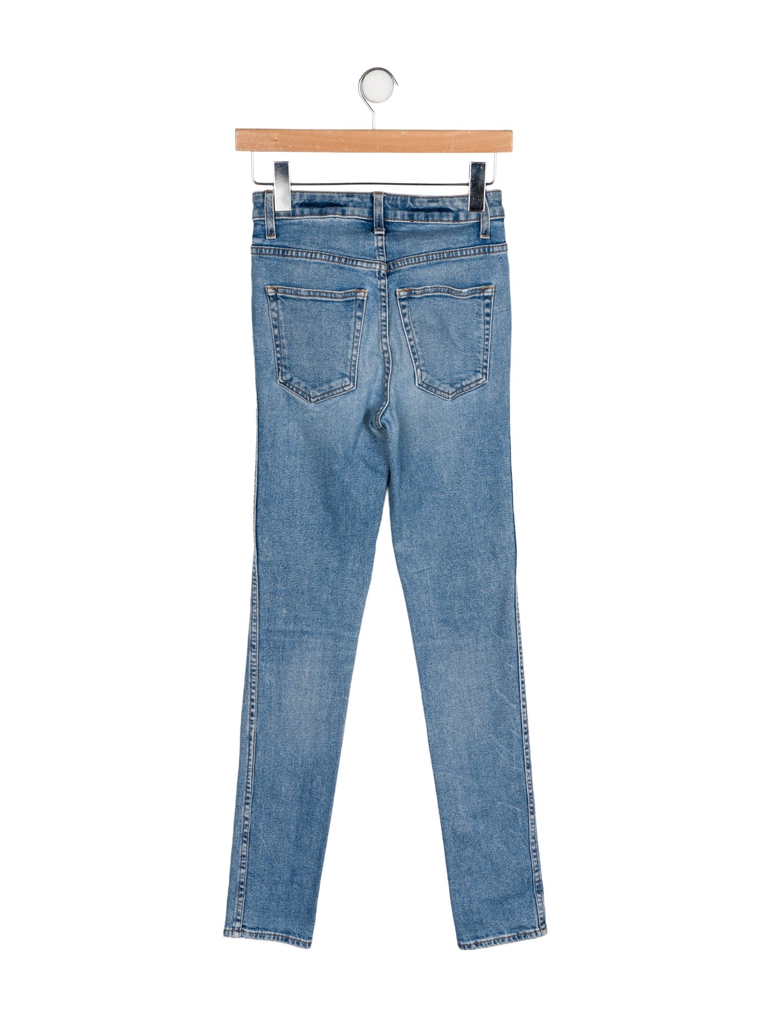 Khaite Mid-Rise Skinny Leg Jeans