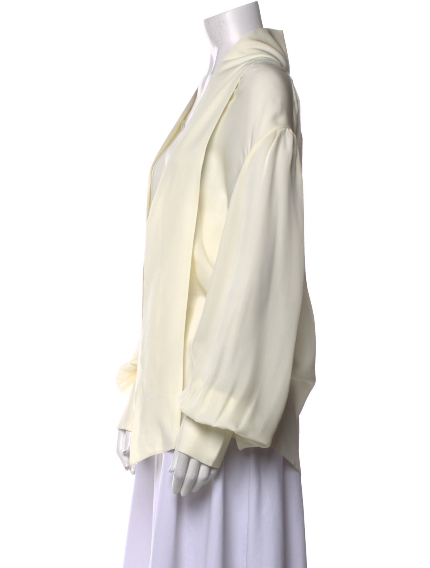 Khaite Silk V-Neck Blouse