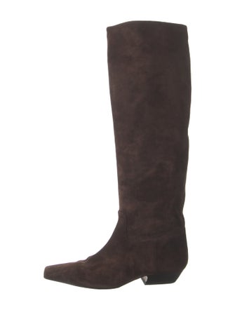 Khaite Marfa Suede Riding Boots