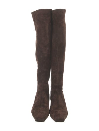 Khaite Marfa Suede Riding Boots