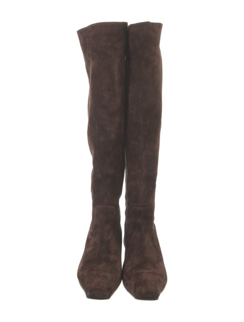 Khaite Marfa Suede Riding Boots