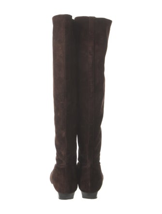 Khaite Marfa Suede Riding Boots