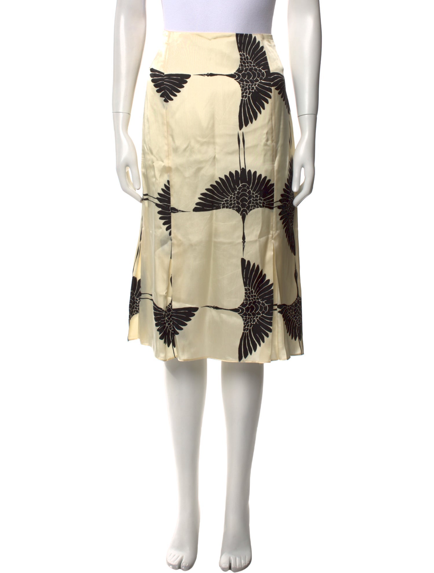 Khaite Printed Knee-Length Skirt w/ Tags