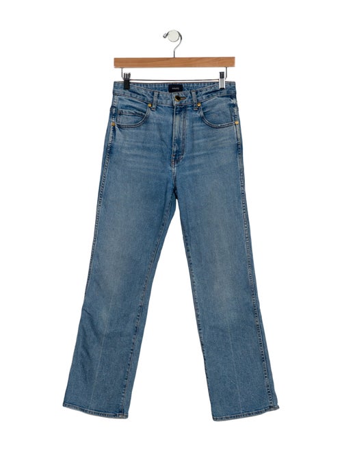 Khaite High-Rise Straight Leg Jeans