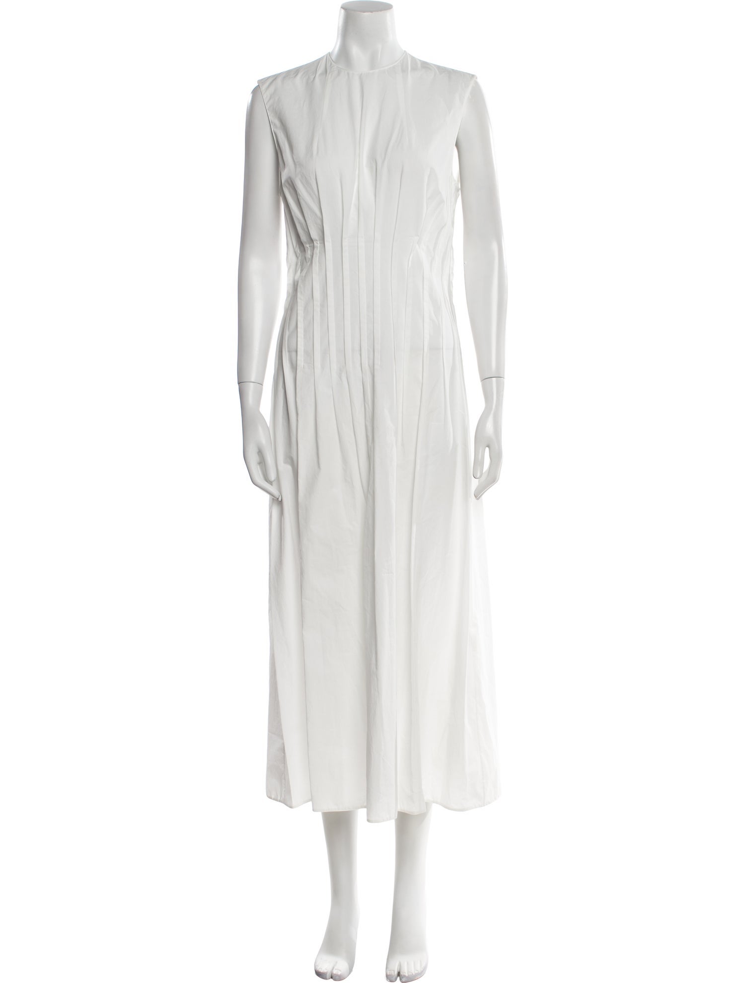 Khaite Crew Neck Long Dress