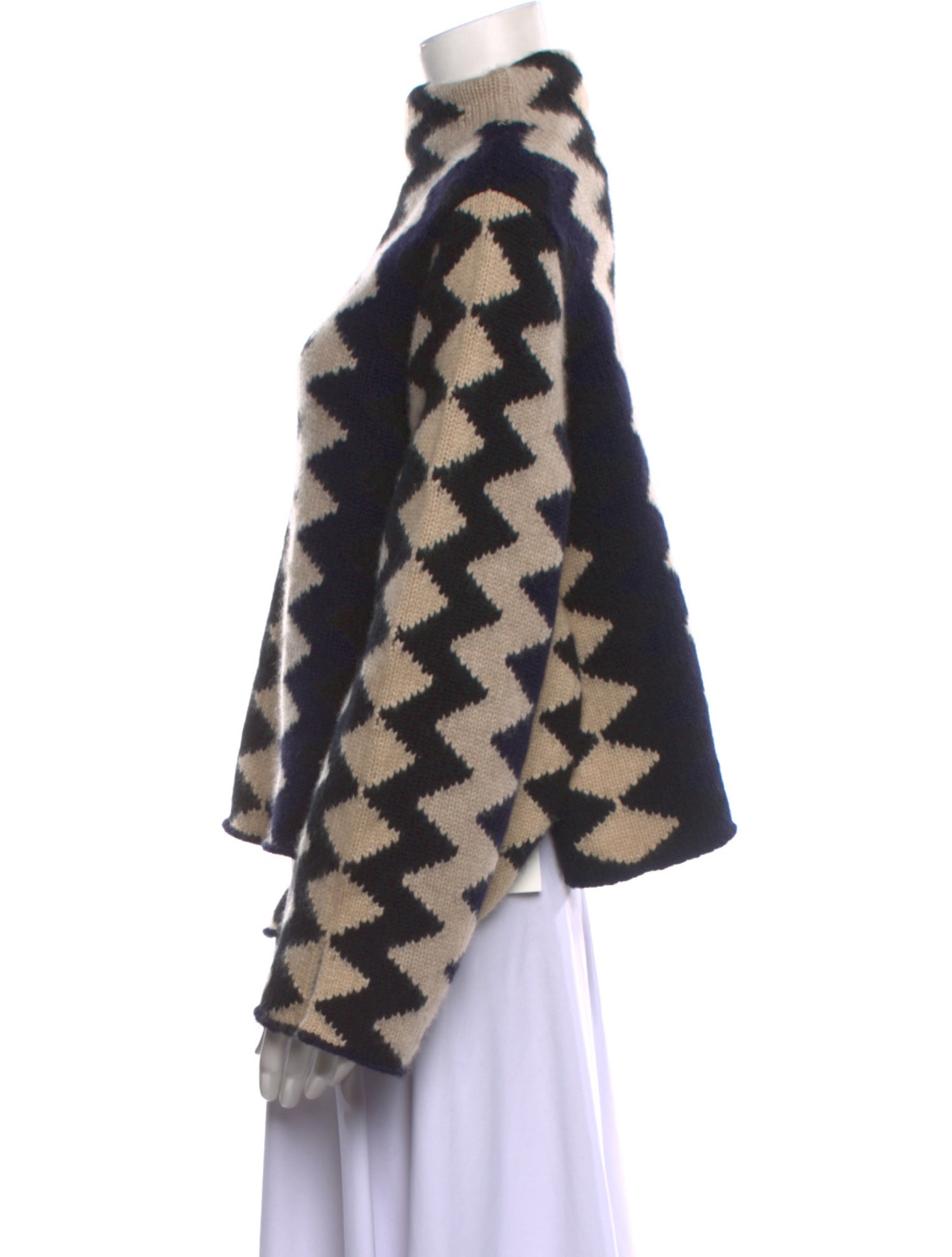 Khaite Cashmere Printed Sweater