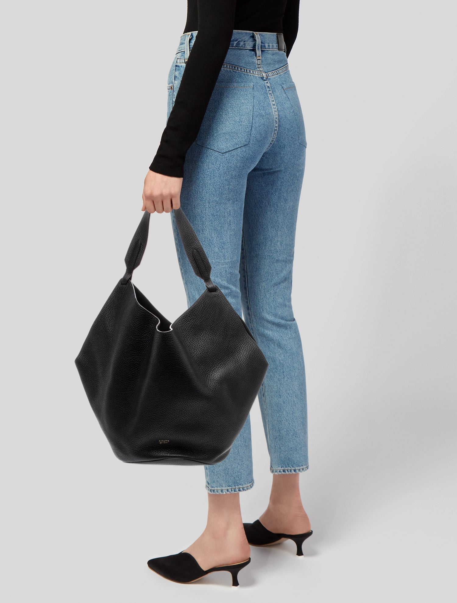 Khaite Leather Hobo