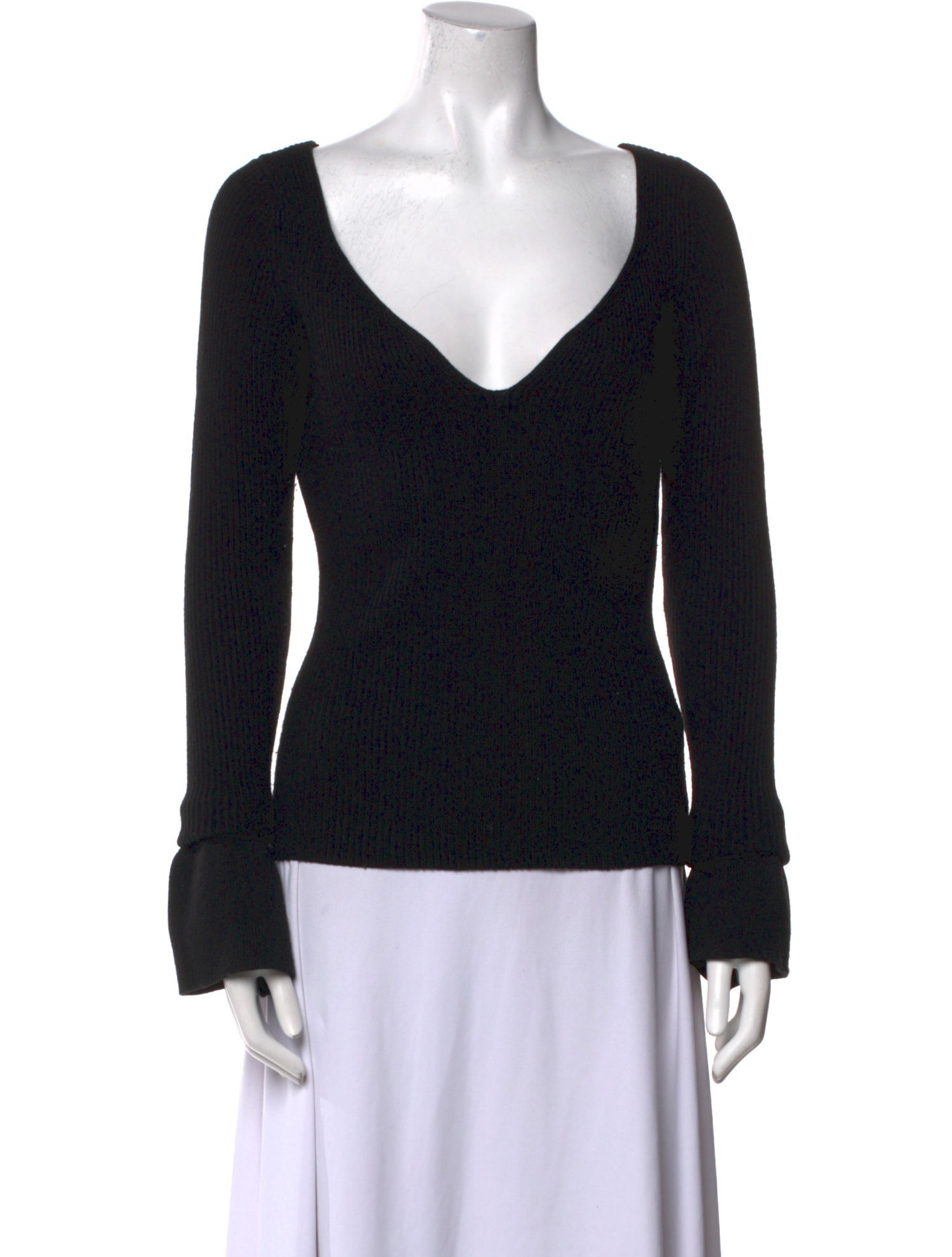 Khaite Merino Wool V-Neck Sweater