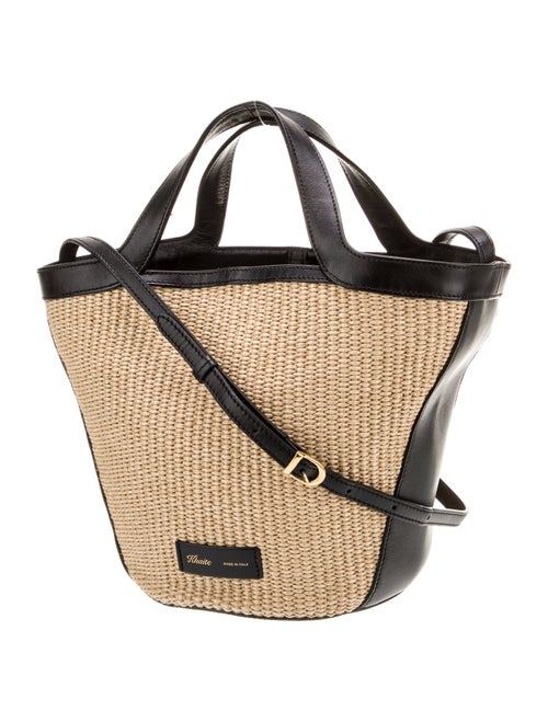 Khaite Raffia Top Handle Bag