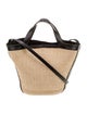 Khaite Raffia Top Handle Bag