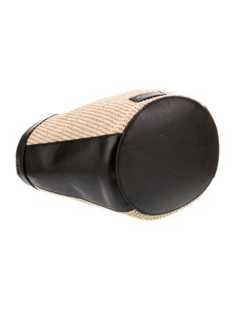 Khaite Raffia Top Handle Bag