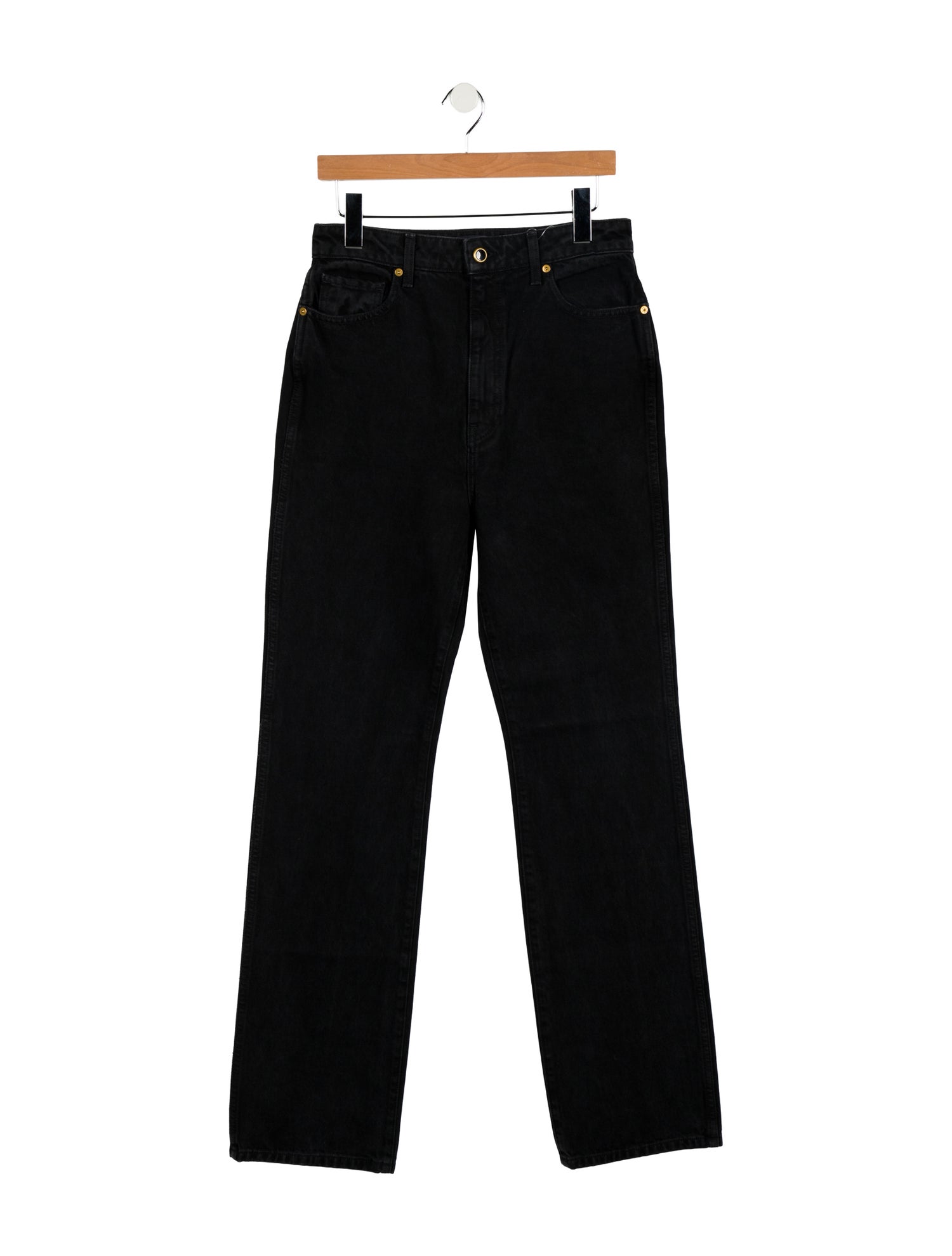 Khaite High-Rise Straight Leg Jeans w/ Tags
