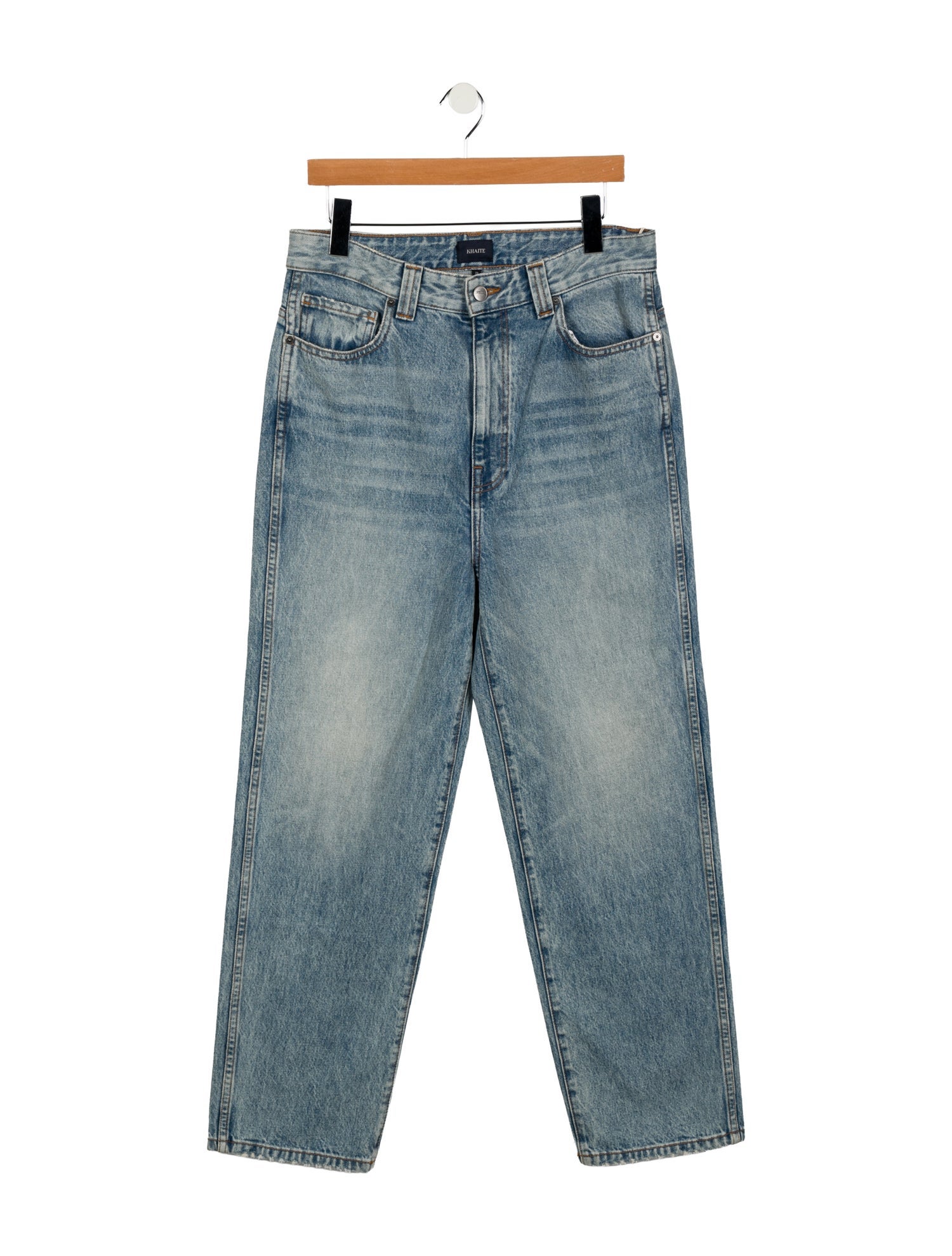 Khaite High-Rise Straight Leg Jeans w/ Tags