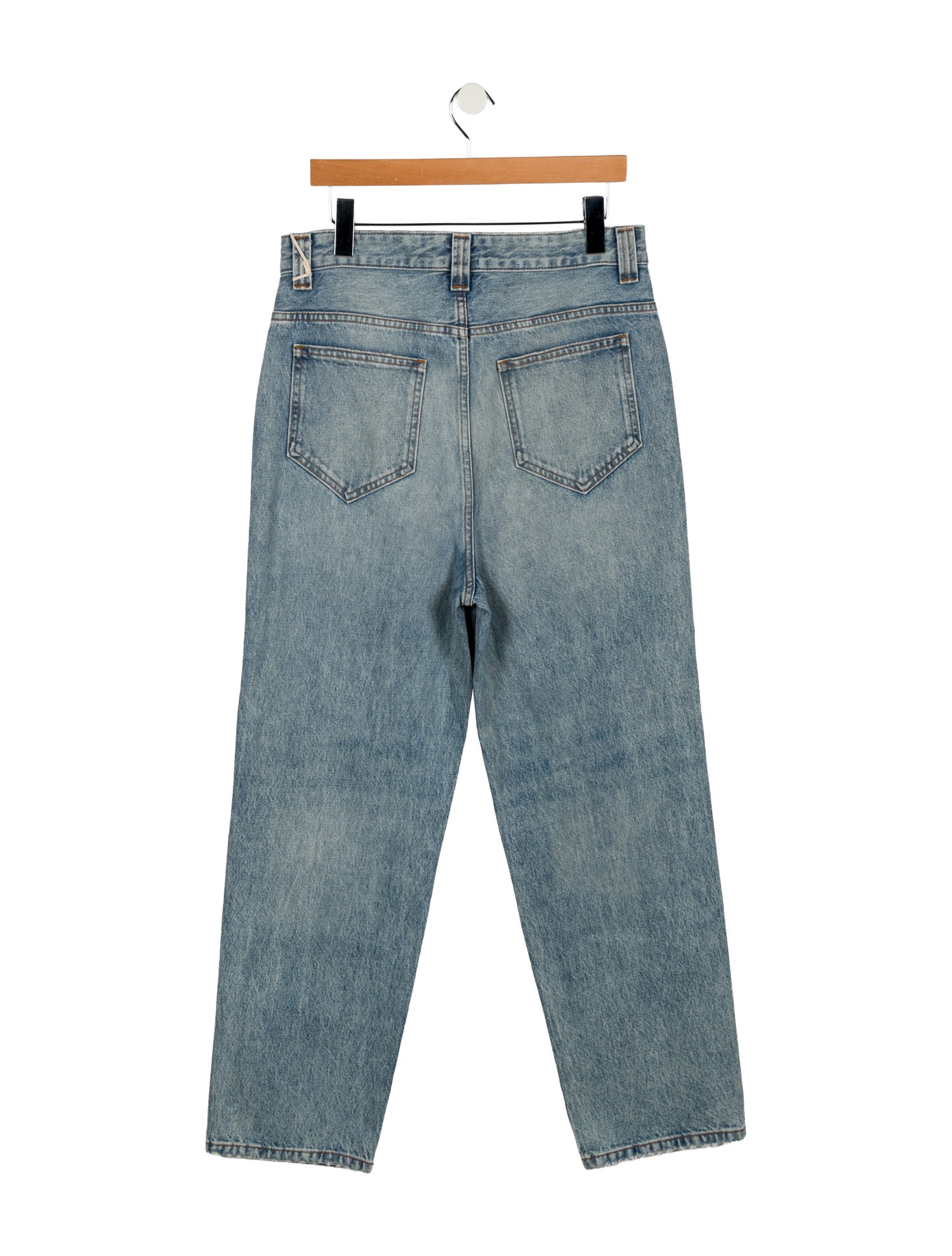 Khaite High-Rise Straight Leg Jeans w/ Tags