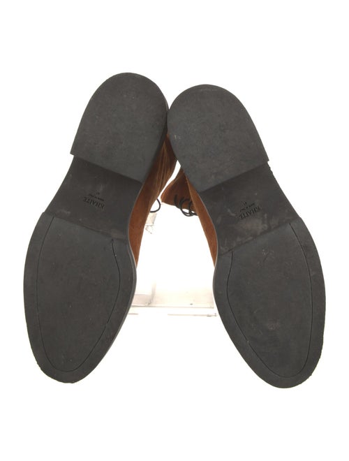 Khaite Suede Combat Boots