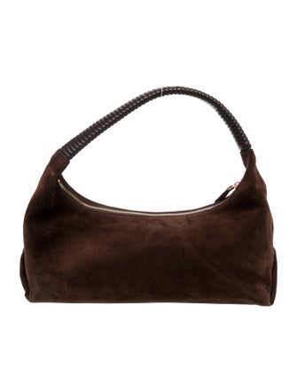 Khaite Suede Top Handle Bag