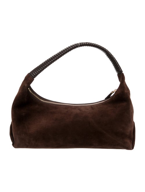 Khaite Suede Top Handle Bag