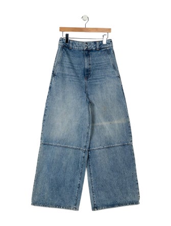 Khaite Isla Wide Leg Jeans