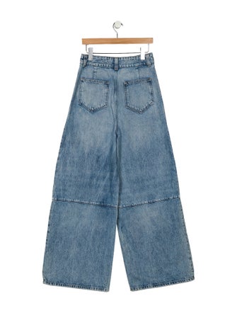 Khaite Isla Wide Leg Jeans