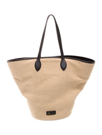 Khaite Raffia Tote