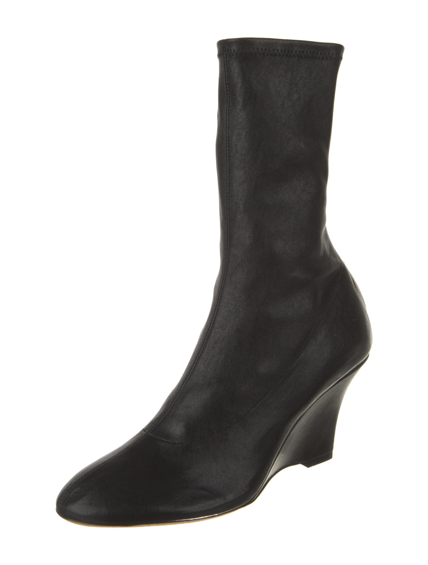 Khaite Leather Sock Boots