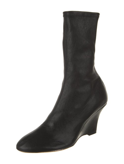 Khaite Leather Sock Boots