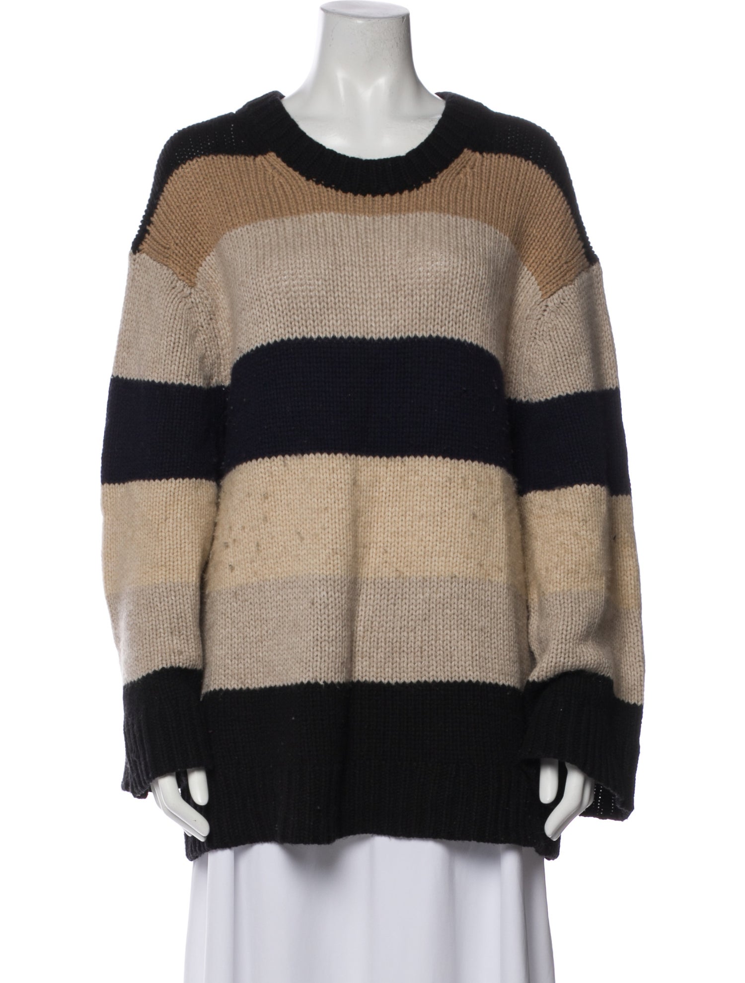 Khaite Cashmere Striped Sweater