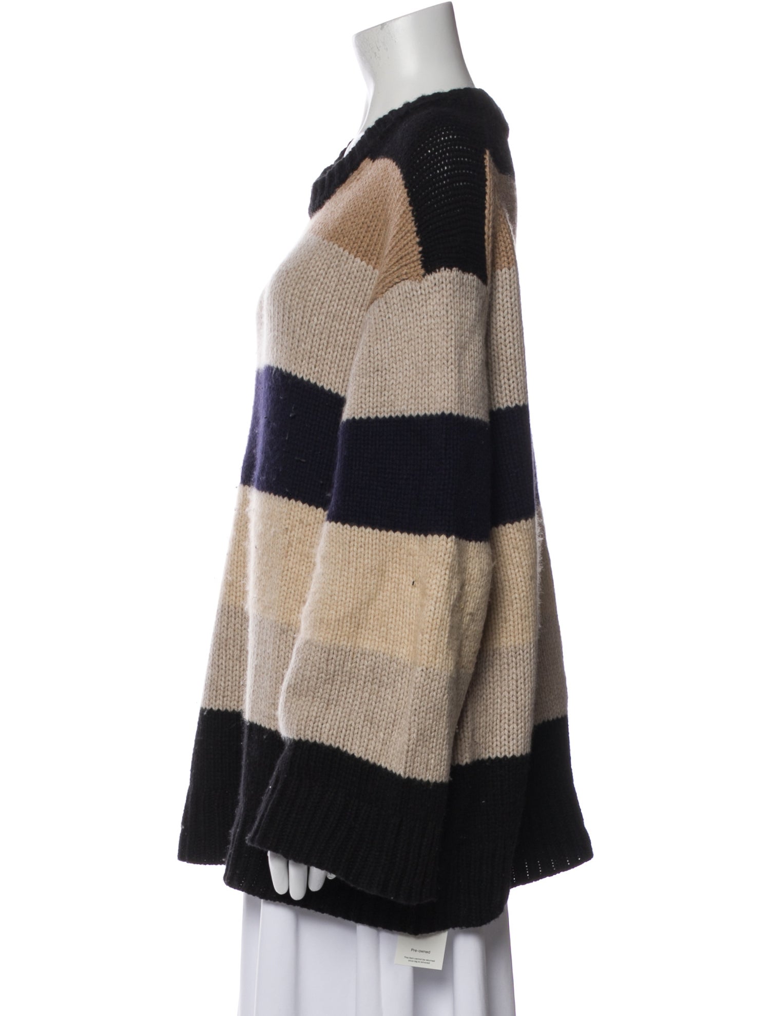 Khaite Cashmere Striped Sweater