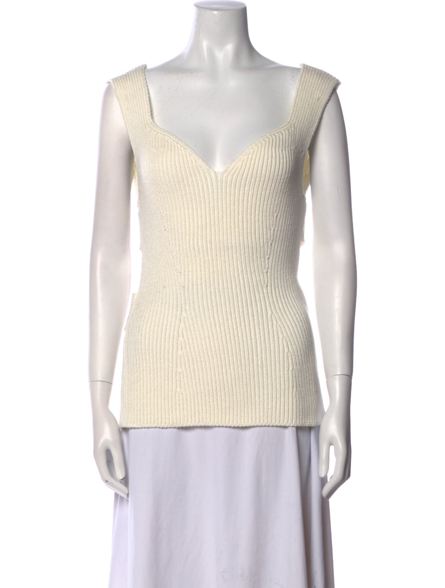 Khaite V-Neck Sleeveless Top