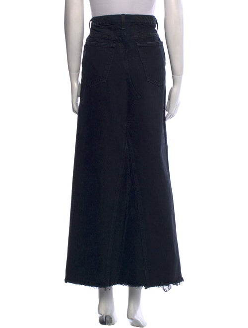 Khaite Raw-Edge Trim Midi Length Skirt