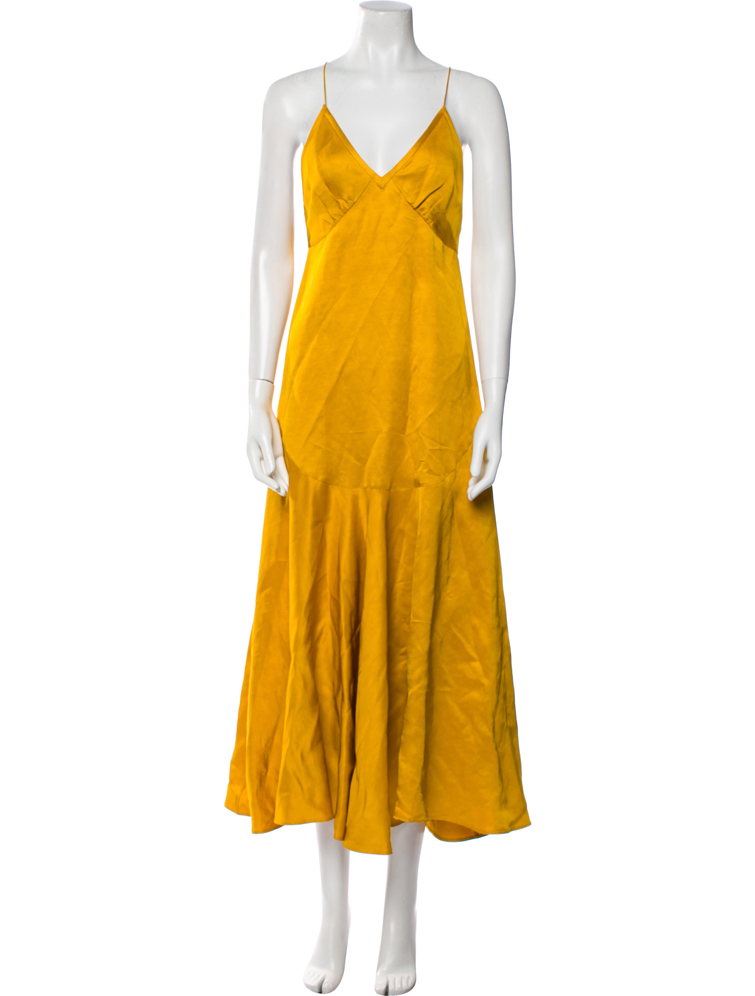 Khaite Linen Knee-Length Dress
