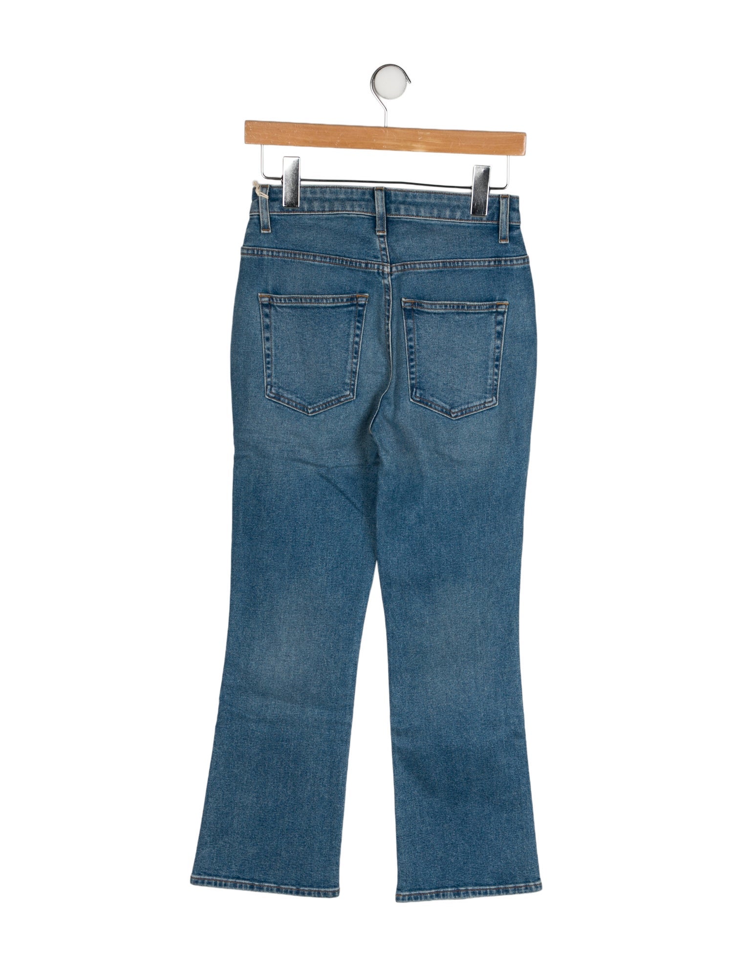 Khaite Mid-Rise Straight Leg Jeans w/ Tags